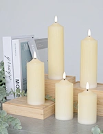 flickering flameless candles